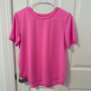 Lululemon High Neck Run and Train T-Shirt